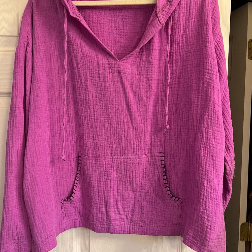 Lisa Todd Poolside Gauze Pullover XL